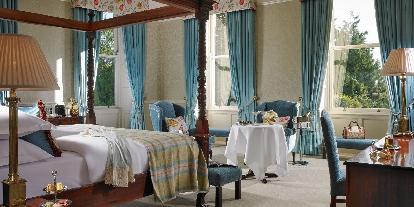 Master Superior Cornilious Bolton Room at Faithlegg House Hotel Golf Resort