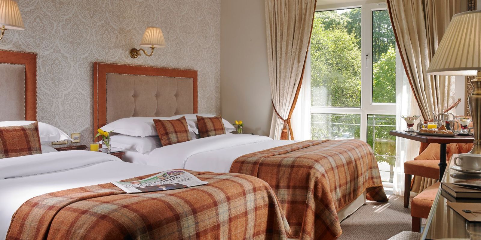 Classic Twin Room at Faithlegg House Hotel Golf Resort