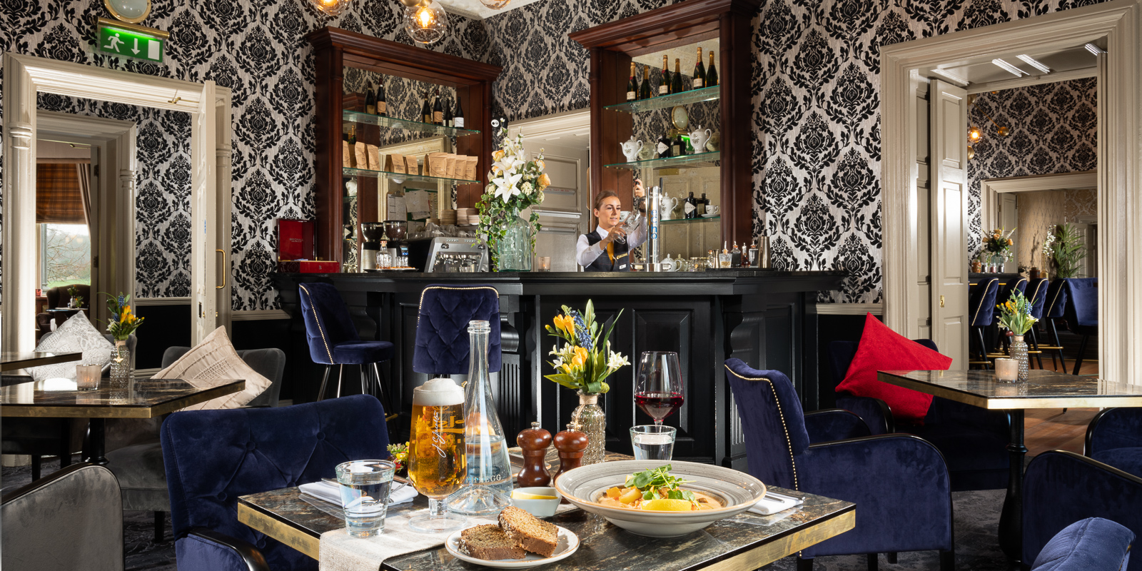 aylward lounge with food Faithlegg