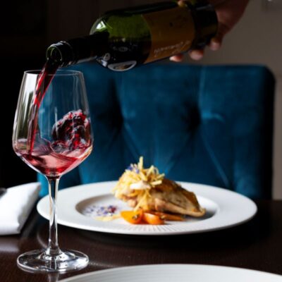 wine pouring Faithlegg