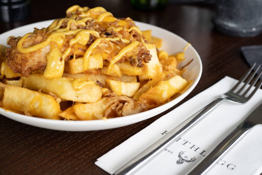 Red Cedar lounge Loaded Fries Faithlegg