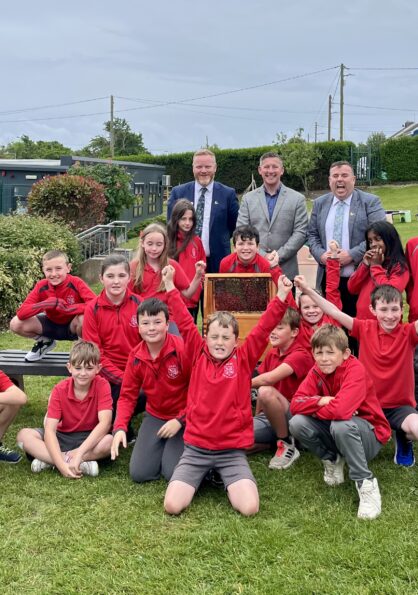 Bee workshops in local schools Faithlegg