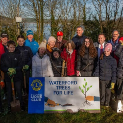 Lyons Club tree planting Cheekpoint Faithlegg